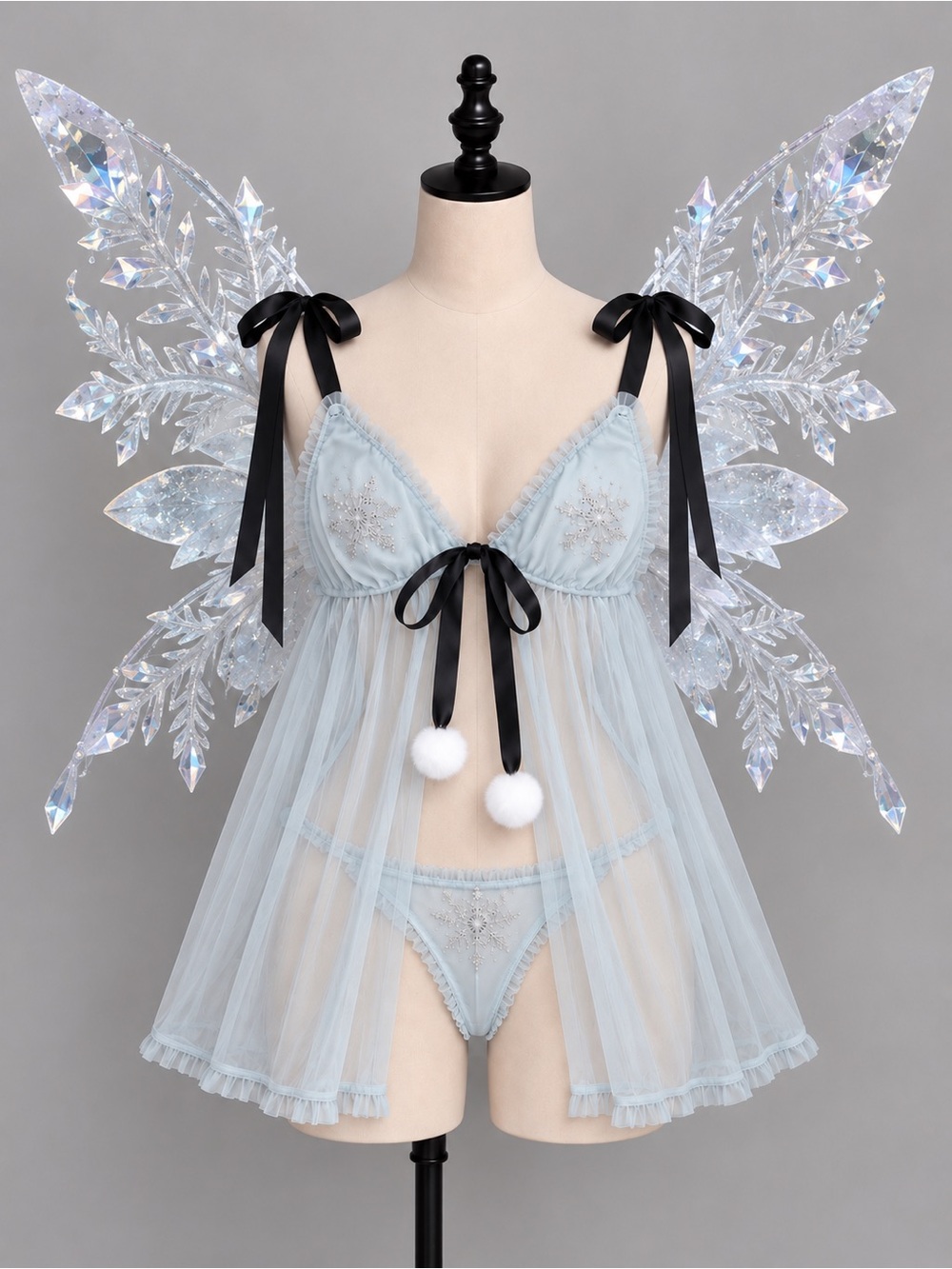 Victoria's Secret Dream Angel Snowflake Babydoll Limited Edition 2021